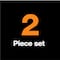 Fiskars® 8" & No.5 Micro-Tip® Orange-Handled Scissors Set